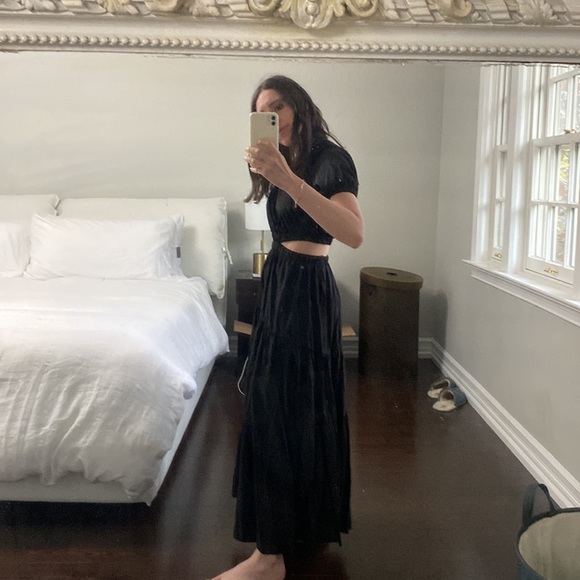 One shoulder cut out maxi dress - Picture 3 of 5